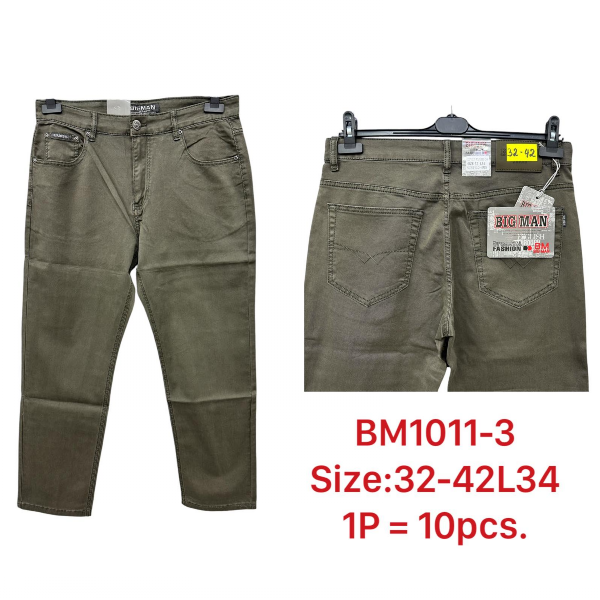 Spodnie męskie jeans Roz 32-42, 1 Kolor .Paczka 10 szt